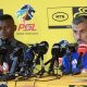 Innocent Maela and José Riveiro, head coach of Orlando Pirates during MTN8 Orlando Pirates Media Day at Rand Stadium, Johannesburg on 01 October 2024