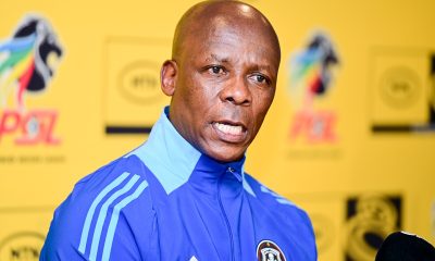 Mandla Ncikazi, assistant coach of Orlando Pirates during the 2024 MTN8 Final joint press conference for Orlando Pirtaes and Stellenbosch FC at Coastlands Skye Hotel in Umhlanga on 3 October 2024