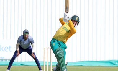 Ryan Rickelton of South Africa during the Cricket South Africa Friendly match between Proteas and Emerging lX at Centre of Excellence in Pretoria on 15 May 2024