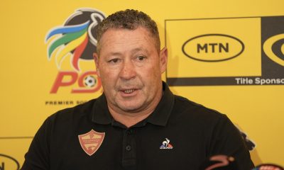 Stellenbosch FC coach Steve Barker during the 2024 MTN8 Media Day for Stelllenbosch FC at Lentelus Sports Ground in Stellenbosch on 2 October 2024